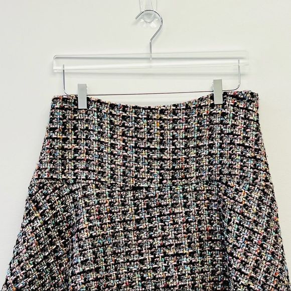 Lea & Viola Tweed Skater Mini Skirt, Size Large Pink Multi - Picture 2 of 13